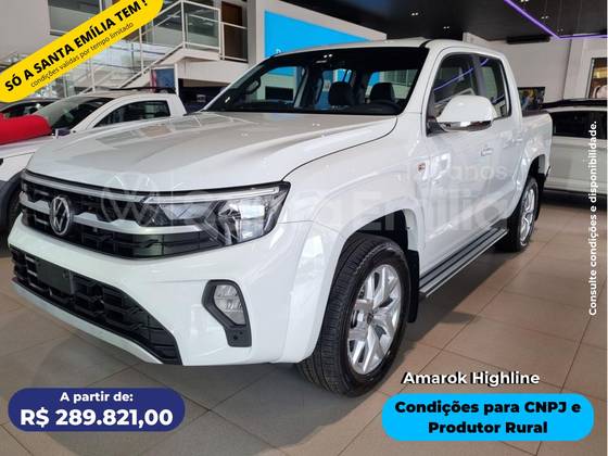 VOLKSWAGEN AMAROK 3.0 V6 TDI DIESEL HIGHLINE CD 4MOTION AUTOMÁTICO